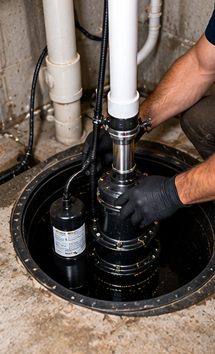 Drain inspection equipment during sewer camera inspection service in Ridgewood, NJ